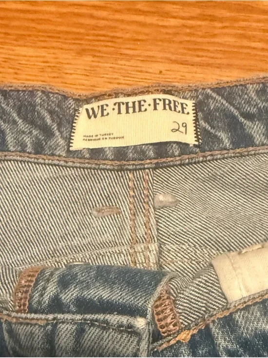 NWOT We The Free Good Luck Shadow Patch Jeans - Picture 6 of 9